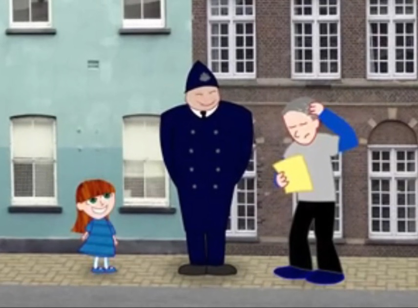 Filming Police Cartoon
