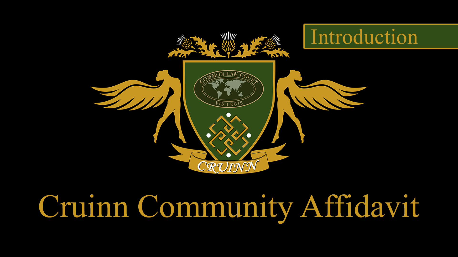 Affidavit for the living Introduction
